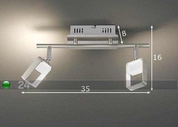 Laelamp Border LED mõõdud