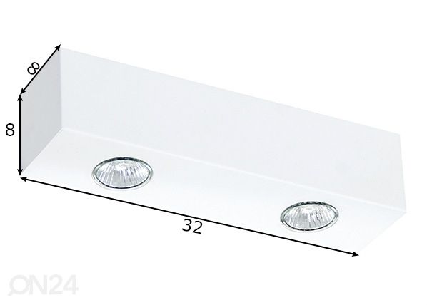 Laelamp Brasco mõõdud