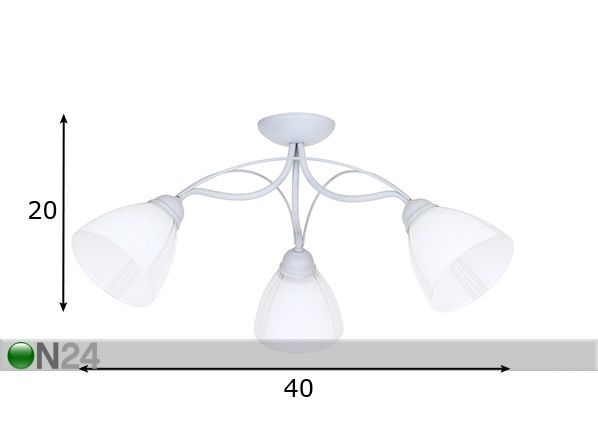 Laelamp Bruce mõõdud