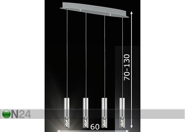 Laelamp Bubble LED mõõdud