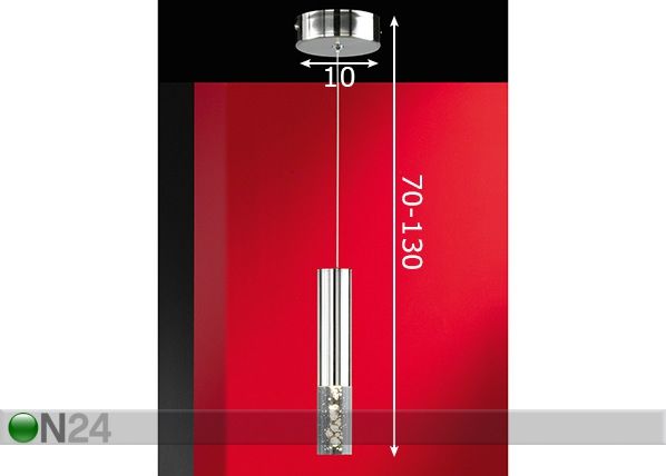 Laelamp Bubble LED mõõdud