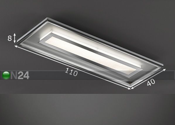 Laelamp Bug LED mõõdud