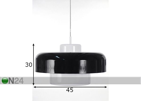 Laelamp Bullen mõõdud