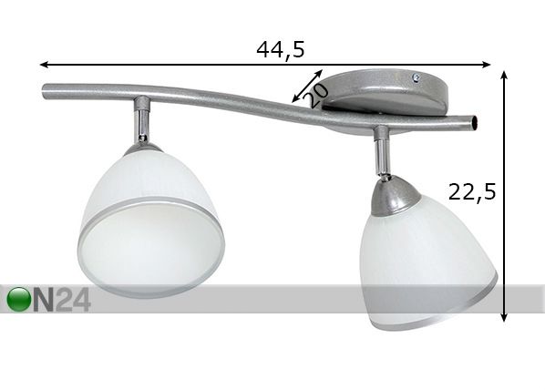 Laelamp Bumer mõõdud
