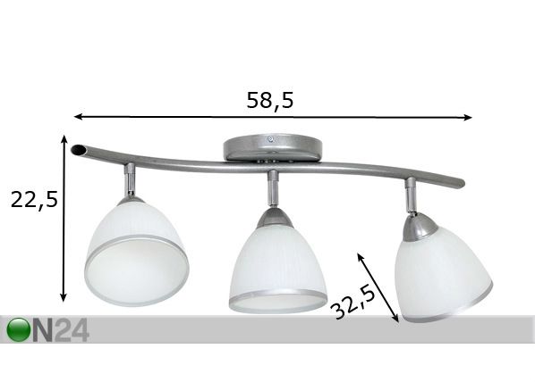 Laelamp Bumer mõõdud