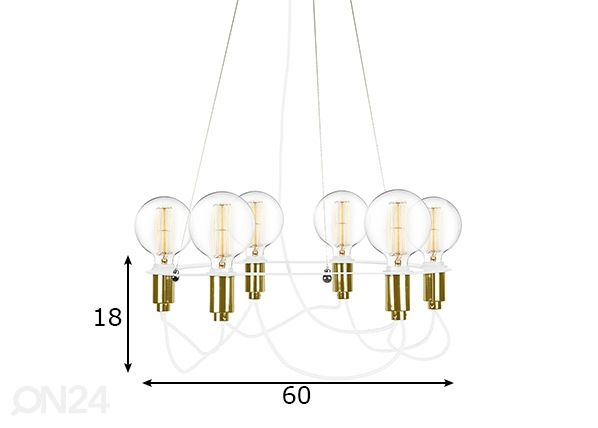 Laelamp Cables mõõdud