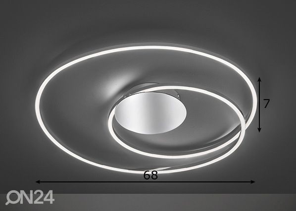 Laelamp Camp LED mõõdud
