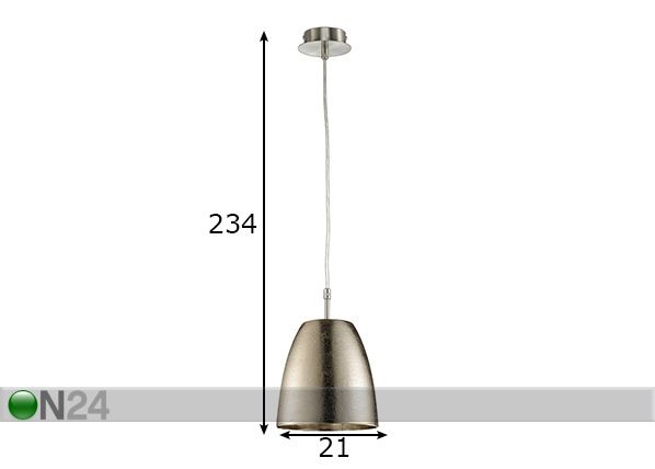 Laelamp Cannes mõõdud