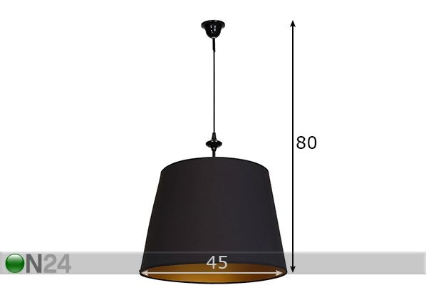 Laelamp Chocco mõõdud