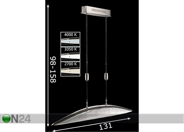 Laelamp Colar LED mõõdud