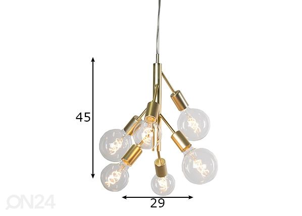 Laelamp Comet mõõdud