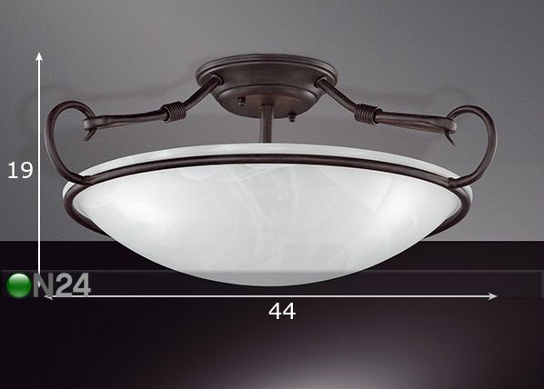 Laelamp Como mõõdud