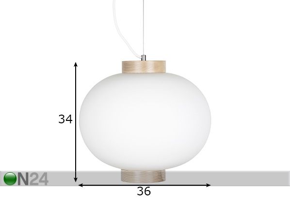 Laelamp Copenhagen mõõdud