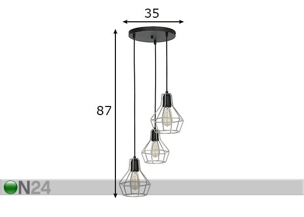 Laelamp Cyrkon mõõdud
