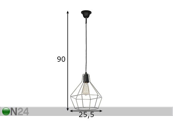 Laelamp Cyrkon mõõdud