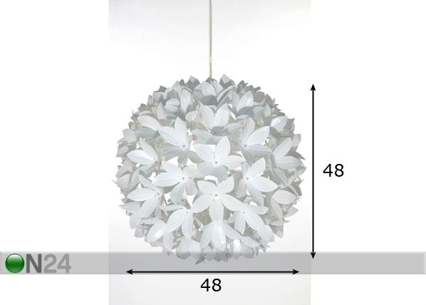 Laelamp Daisy mõõdud