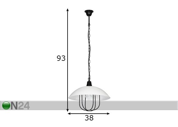 Laelamp Danton III mõõdud