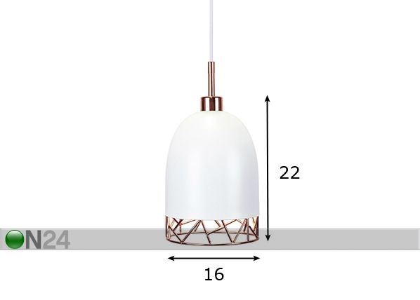 Laelamp Decco Mini mõõdud