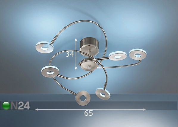 Laelamp Dent LED mõõdud