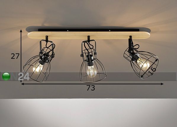 Laelamp Die mõõdud