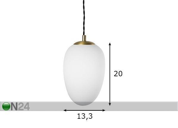 Laelamp Divine mõõdud