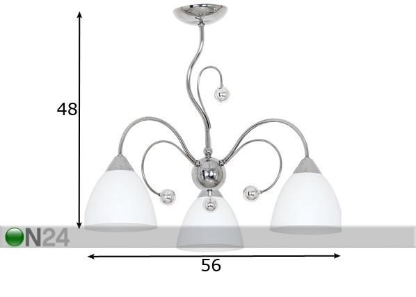 Laelamp Doris mõõdud