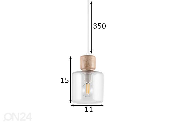 Laelamp Dot 11 mõõdud