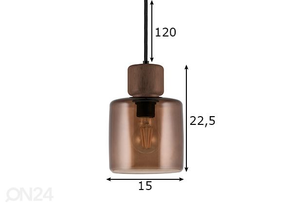 Laelamp Dot 23 mõõdud