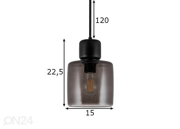 Laelamp Dot 23 mõõdud