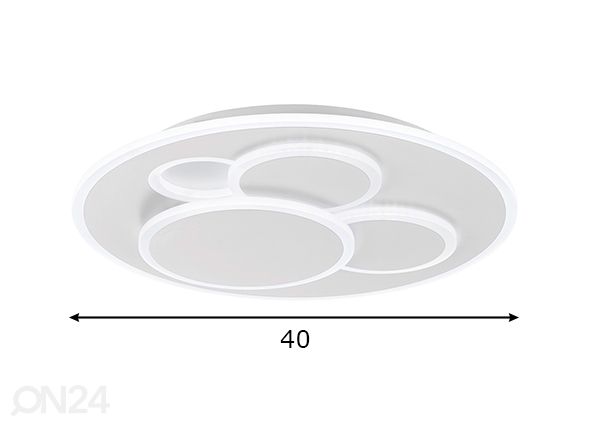 Laelamp Dots LED mõõdud