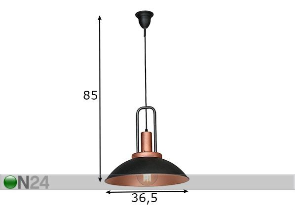 Laelamp Ebra mõõdud