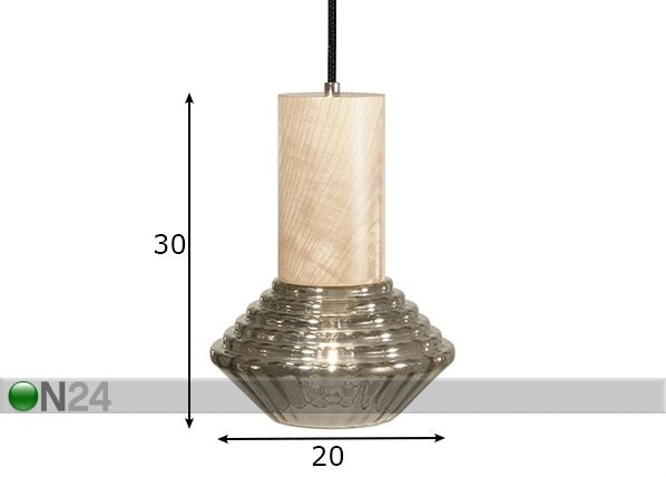 Laelamp Edge mõõdud