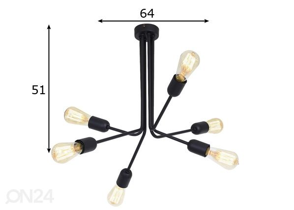 Laelamp Eko mõõdud