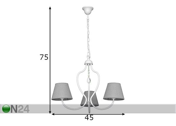 Laelamp Etna mõõdud