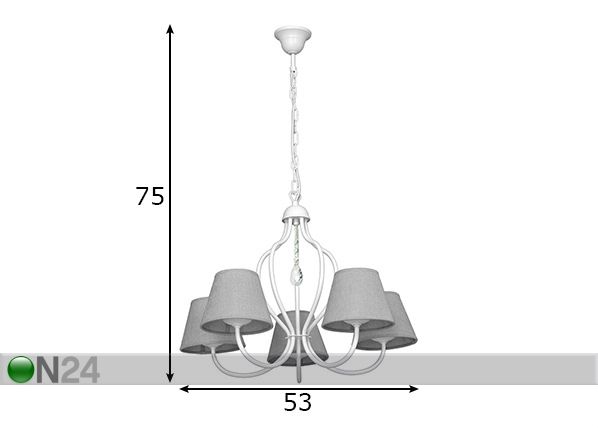 Laelamp Etna mõõdud