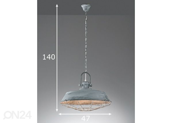 Laelamp Evan mõõdud