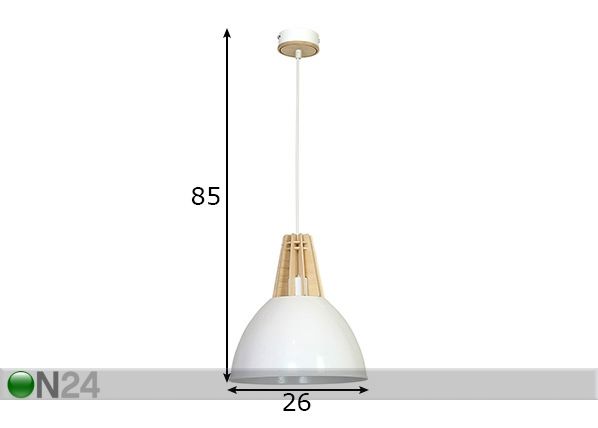 Laelamp Fasan mõõdud
