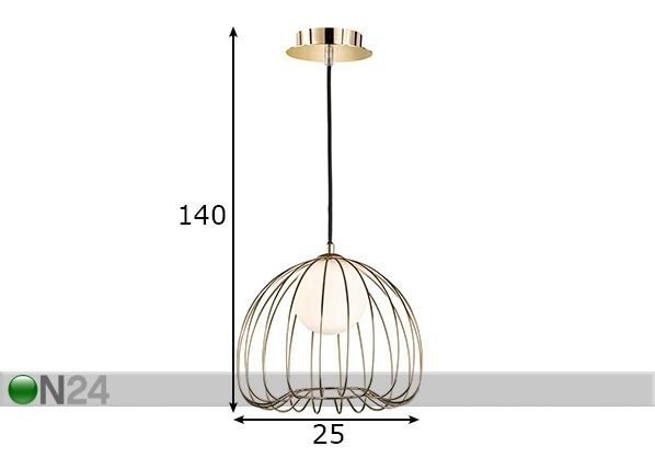 Laelamp Fil mõõdud