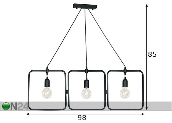 Laelamp Fonzo mõõdud