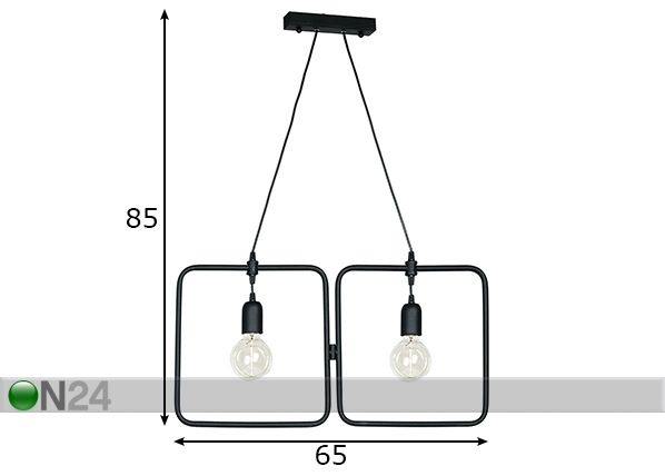 Laelamp Fonzo mõõdud