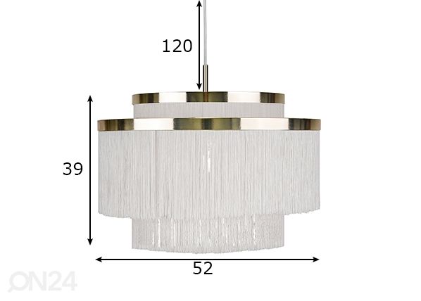 Laelamp Frans mõõdud