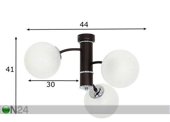Laelamp Gibon mõõdud