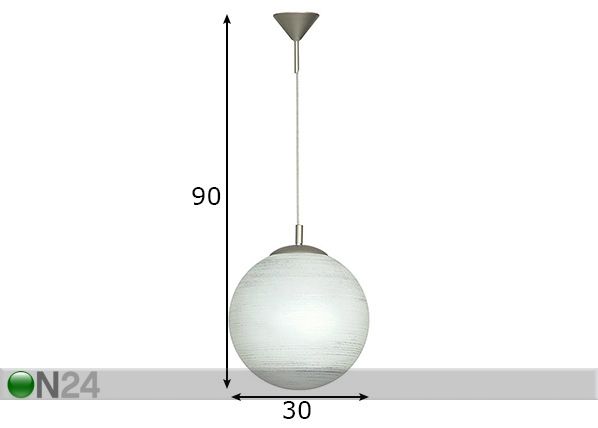 Laelamp Globus mõõdud