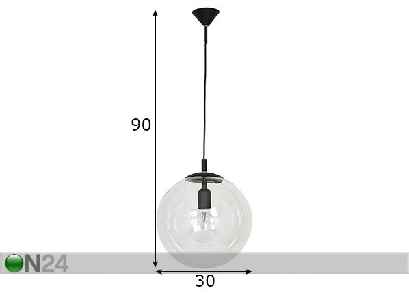 Laelamp Globus mõõdud