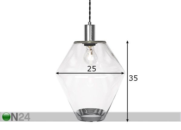 Laelamp Gloria mõõdud