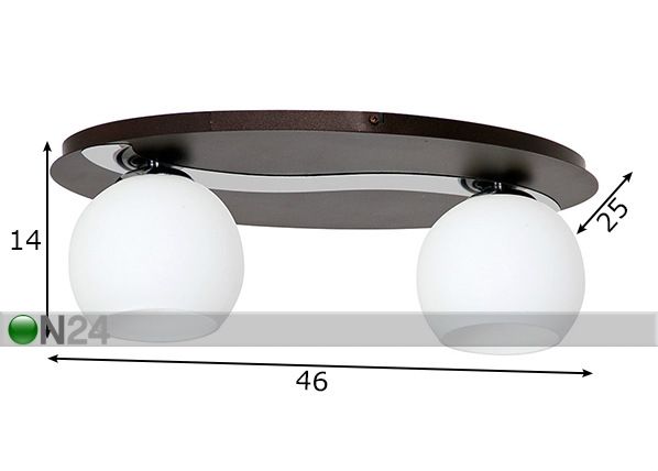Laelamp Golfo mõõdud