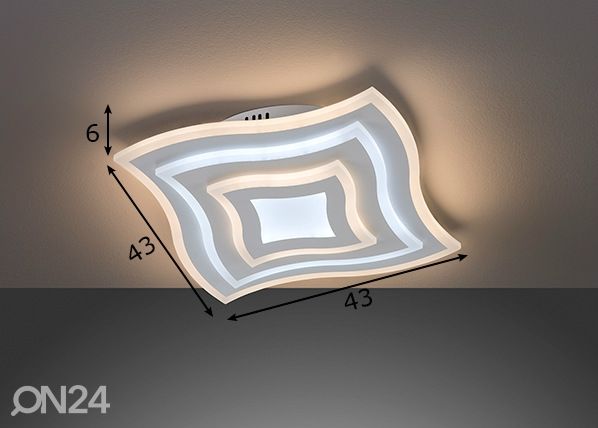 Laelamp Gorden LED mõõdud
