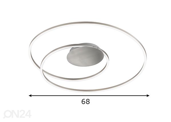Laelamp Holy LED mõõdud