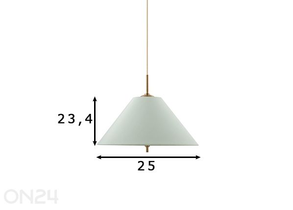 Laelamp Iris 25 mõõdud