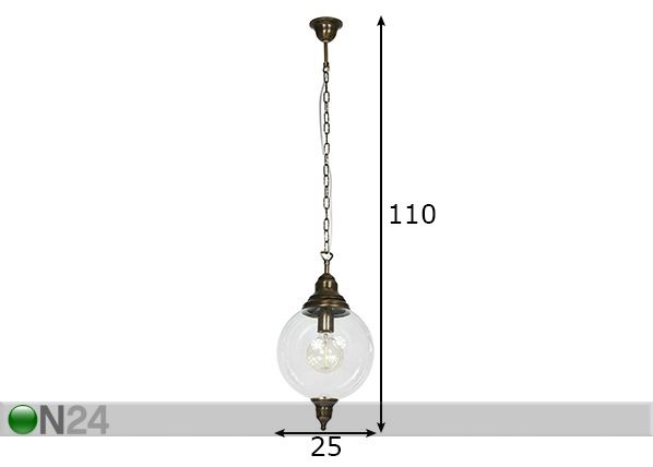 Laelamp Jafa mõõdud